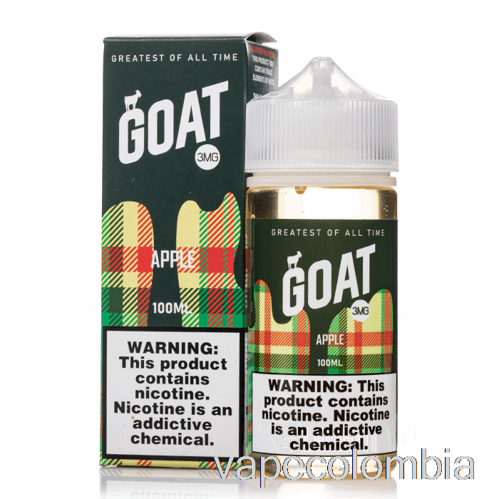 Vape Recargable Manzana - E-líquido Cabra - 100ml 3mg